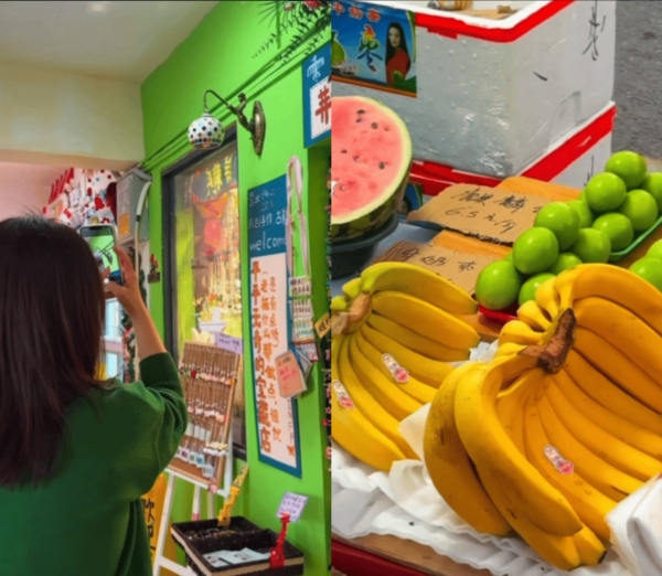 下楼走走，捡了一兜颜色回家 