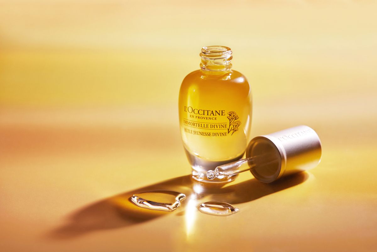 L'OCCITANE「蜡菊赋活极萃油」光采力量源自不凋花蜡菊！一滴升级保养、成就你的逆龄美肌！