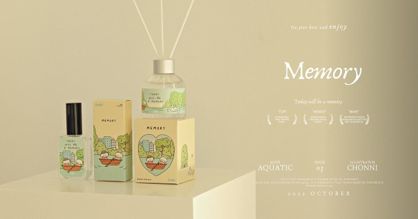 小资香氛入门首选！香氛品牌Dalla携手泰国插画家推出3款香味系列，扩香、淡香水，宝宝香气让人着迷