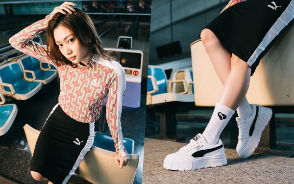 PUMA 70’S迷幻时尚系列太烧心!复古运动风&厚磅妹子鞋,打造超完美比例的高段时髦LOOK!