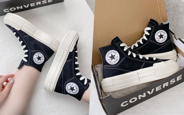 2023必收厚底鞋：Converse经典All Star新款太好看！绣缐帆布、重磅厚底球鞋长腿又百搭