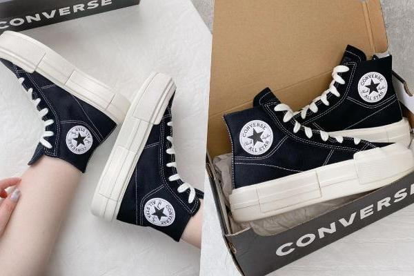 2023必收厚底鞋：Converse经典All Star新款太好看！绣线帆布、重磅厚底球鞋长腿又百搭