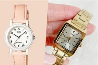 女生手表品牌推荐！6款CASIO卡西欧手表：小金表、皮革表带…通通超美！