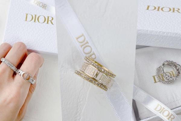 Dior戒指价钱目录：Petit CD、戒指套装都太心动！一整组单戴混搭都时髦、初入门非常可以！