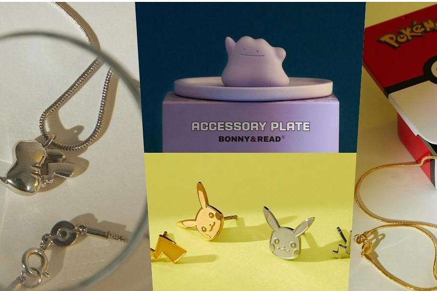 皮卡丘可爱电击！BONNY&READ超过20款「宝可梦系列」耳环、手链、戒指、项链，还有饰品盘！