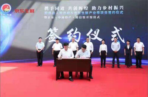 阳信县政府携手京东生鲜 开启阳信鸭梨产业升级之路