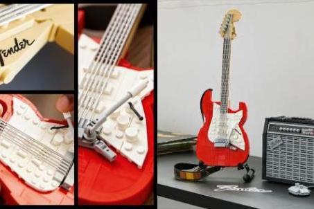准备好调大音量 迎接全新乐高IDEAS FenderStratocaster吉他套装吧！