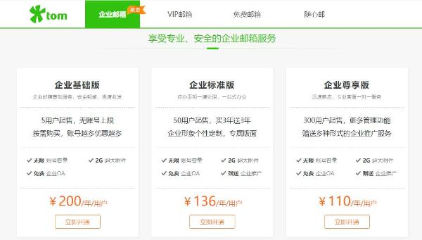 企业邮箱大概多少钱？如何开通企业邮箱，要钱吗？