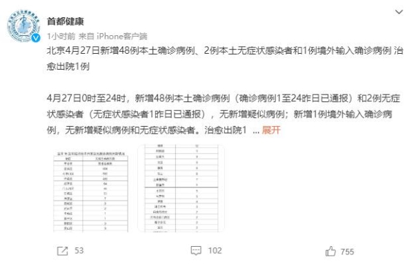 北京疫情最新消息：北京新增本土48+2，包括多名在校学生，北京疫情风险地区有哪些？