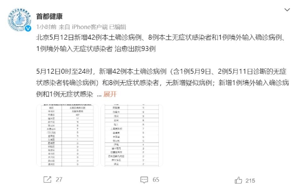 北京存在两条独立传播链是什么？北京中高风险地区最新名单最新是什么？北京昨日新增42例本土确诊