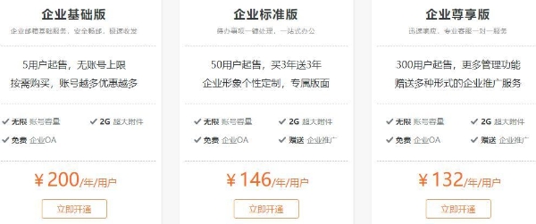 企业邮箱怎么申请? 企业邮箱申请一年多少钱？