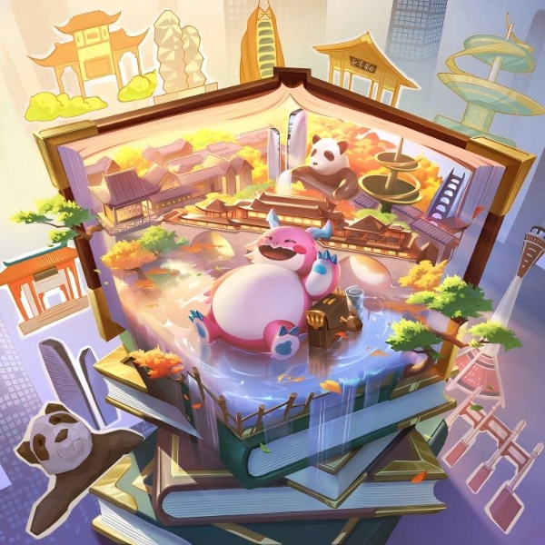 电竞与城市文化全城开运 胖胖龙好运乐园燃动成都 