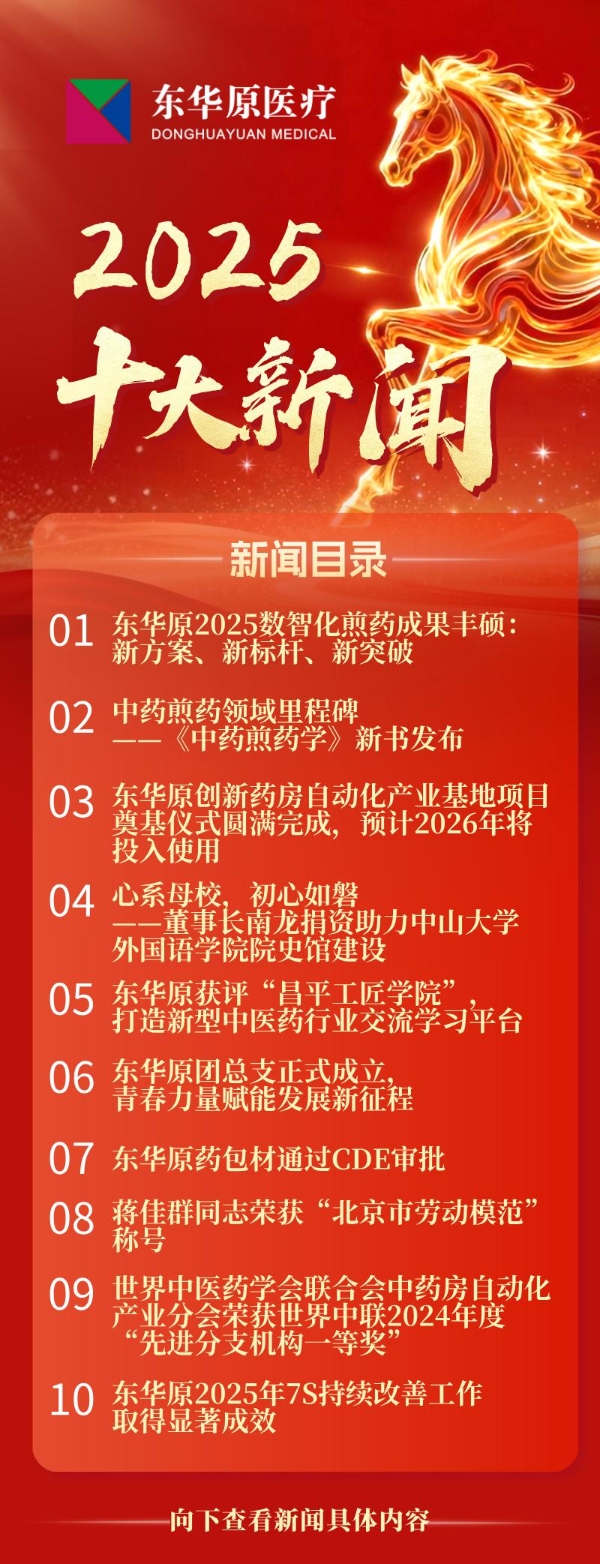荣耀瞬间！东华原2025年度十大新闻公布！