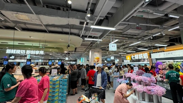 京东七鲜超市山西首店开业，我们去现场看了看