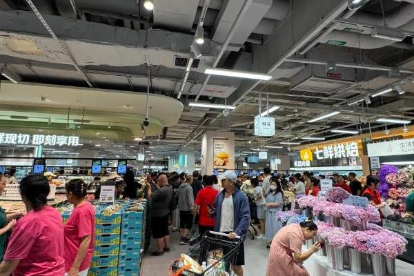 京东七鲜超市山西首店开业，我们去现场看了看