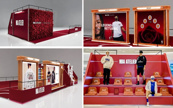 以花为序，玫瑰赴杭丨NBA ATELIER「玫瑰绽放，传奇归来」限时快闪