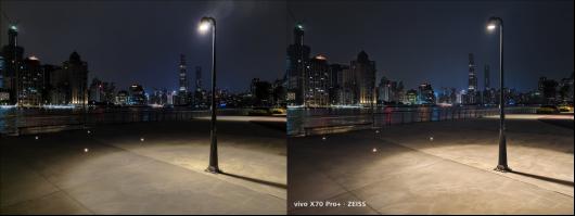 V1芯片加持 vivo X70系列实现夜景创作自由