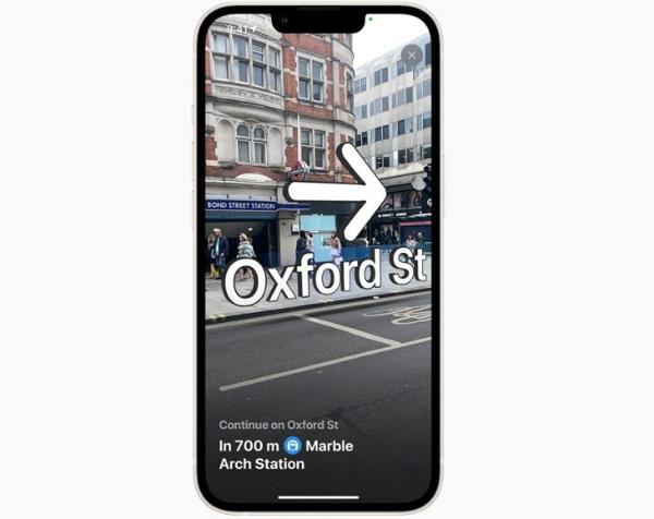 苹果「Apple Maps」应用AR步行导航功能更新