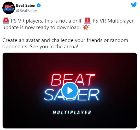 VR节奏音游「Beat Saber」PSVR版多人模式上线