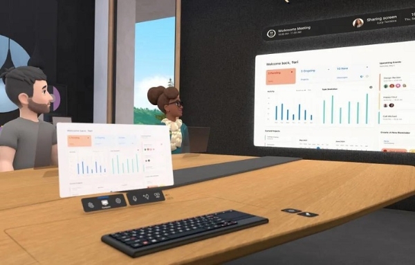 不受物理空间限制、Meta首款元宇宙办公套件「Horizon Workrooms」