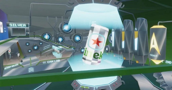 喜力在元宇宙平台Decentraland推出虚拟啤酒“Heineken Silver”