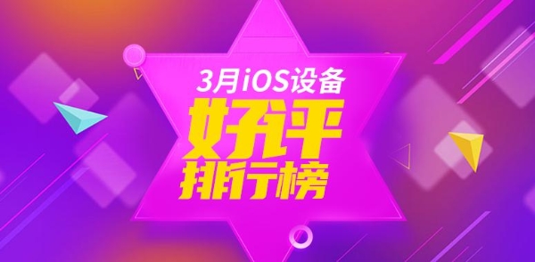 3月iOS设备好评榜：两代iPhone SE均入榜