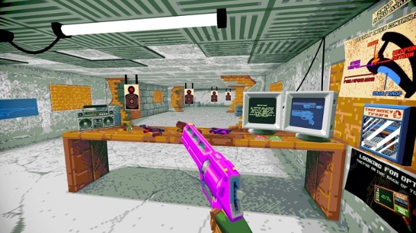 复古风VR射击游戏「Compound」Meta Quest 2版确认