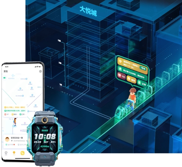 精准定位、实时状态全都有，小天才Z8引领电话手表定位新时代