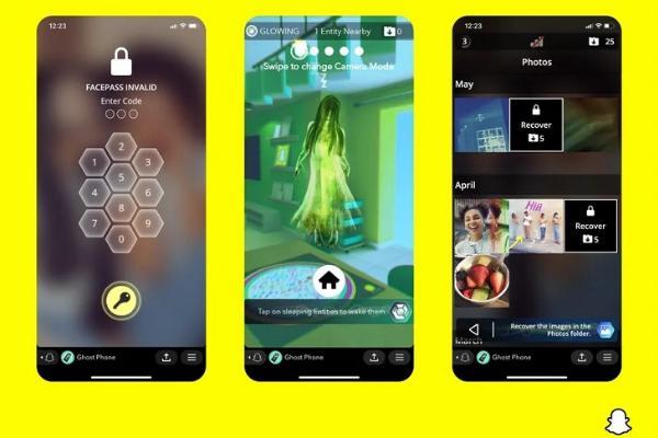 首款Snapchat AR游戏「Ghost Phone」发布