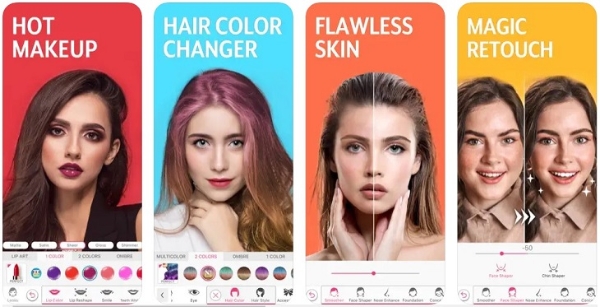 免费AR美妆应用「YouCam Makeup：Selfie Editor」已登陆iOS和安卓平台