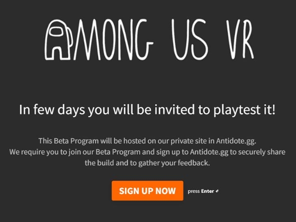 太空狼人杀「Among Us」官方VR版要来了，幸运玩家可以加入测试