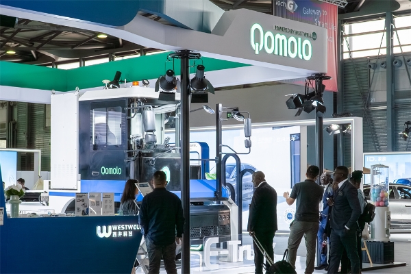 西井科技智能网联新能源重卡 E-Truck 亮相2023 Tech G