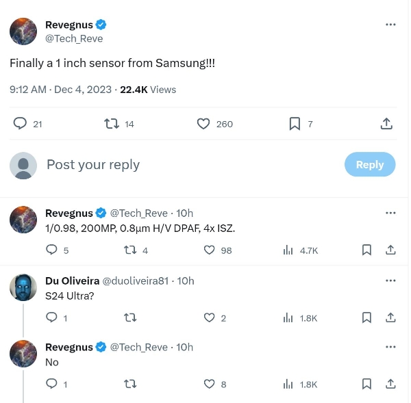 追赶索尼豪威 消息称 三星正在研发1英寸手机CMOS