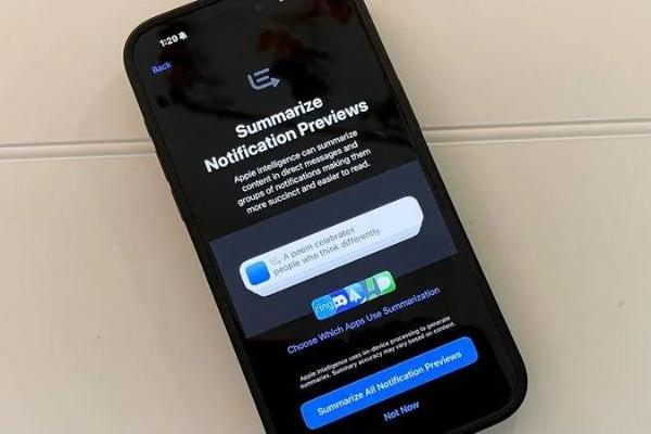 iOS 18.1 Beta 3：通知摘要选项现在可用于您的所有应用