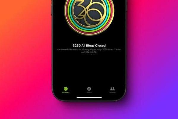 iOS 18.2为Apple Watch添加了“所有圆环已合上”活动奖励