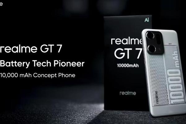 搭载10000mAh电池的真我GT 7手机配置曝光！