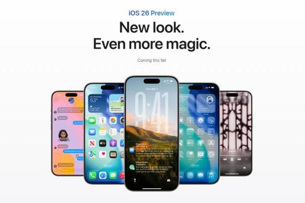 苹果发布首个iOS 26和iPadOS 26公测版：液态玻璃设计与智能交互升级