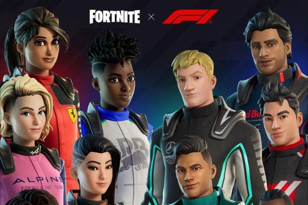 《堡垒之夜》牵手F1，共10支车队加入合作名单