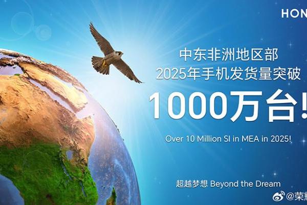荣耀中东非洲区发战报，今年手机发货量突破1000万
