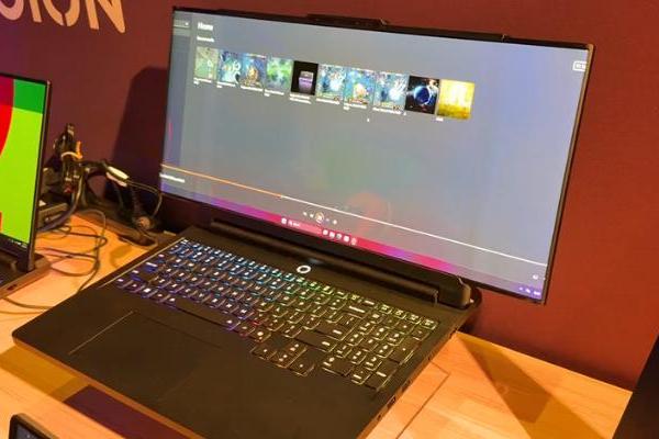 从16到24英寸自由伸缩！联想卷轴屏游戏本Legion Pro Rollable CES首秀