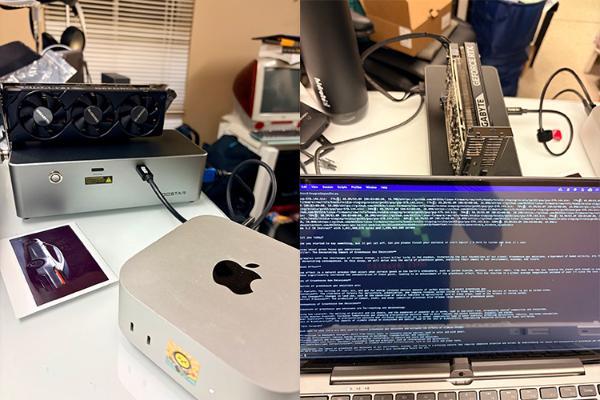 苹果的Mac可以外接英伟达、AMD显卡了！但只能跑AI，不能玩游戏