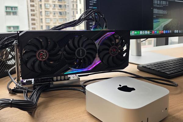 苹果的Mac可以外接英伟达、AMD显卡了！但只能跑AI，不能玩游戏