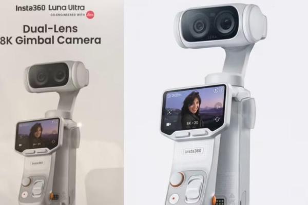 大疆Pocket 4P的劲敌！影石Insta360 Luna Ultra曝光，可拆卸屏幕亮了