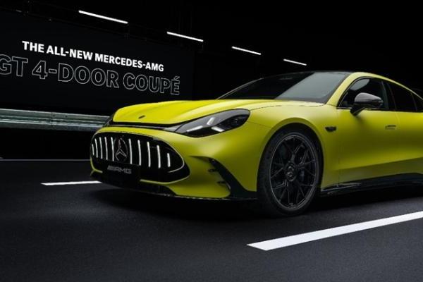 全新AMG GT纯电四门轿跑官图公布，外观挺敢玩，性能也是真的顶