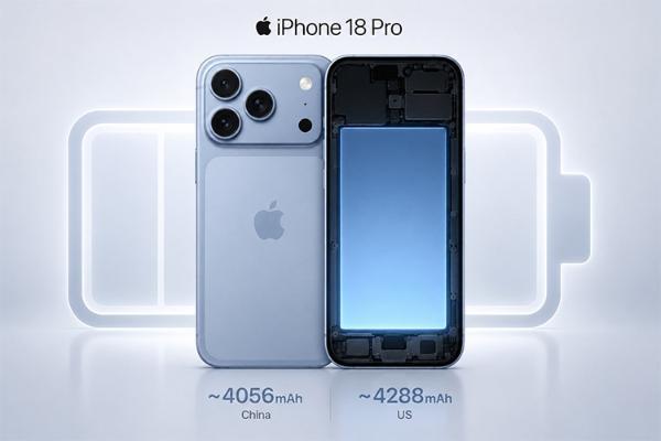 问题居然在实体卡槽上！美版iPhone 18 Pro电池或比国行大232mAh