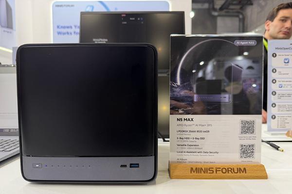 中小企业缺不了好用的NAS！‌铭凡两款NAS新品亮相COMPUTEX2026