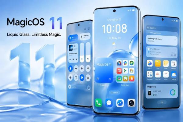 安卓变了！荣耀MagicOS 11液态玻璃OS，定档先锋品鉴会‌