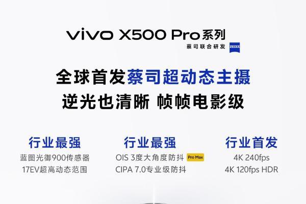 9月见！vivo X500系列官宣