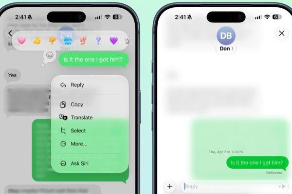 iOS 27终于支持跨平台消息线程回复 此前回应emoji变成文字通知
