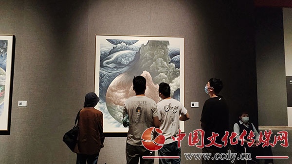 “墨道之维：姬子绘画展”在山东美术馆开展